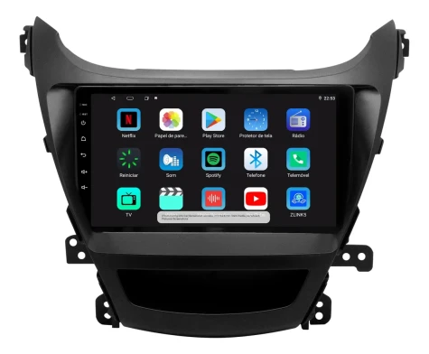 CENTRAL MULTIMIDIA 9" ADAK HYUNDAI ELANTRA 2014/2017 ANDROID 8CORE + 6GB RAM + 128GB ROM