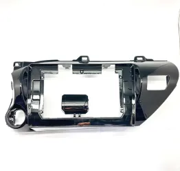 MOLDURA TOYOTA HILUX 2017/2020 BLACK PIANO 10.1"