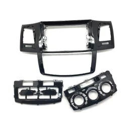 MOLDURA TOYOTA HILUX 2006/2016 BLACK PIANO 9"
