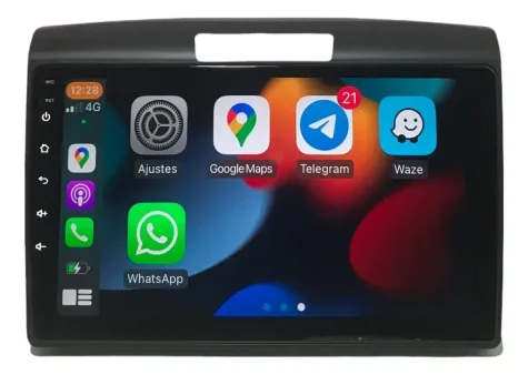 HONDA CRV 2012/2016 KIT STANDARD - CENTRAL MULTIMIDIA 9" ADAK ANDROID 4CORE + 4GB RAM + 64GB ROM