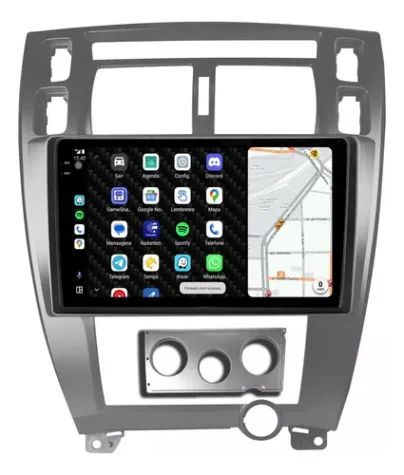 HYUNDAI TUCSON 2006/2011 KIT STANDARD - CENTRAL MULTIMIDIA 10.1" ADAK ANDROID 4CORE + 2GB RAM + 64GB ROM