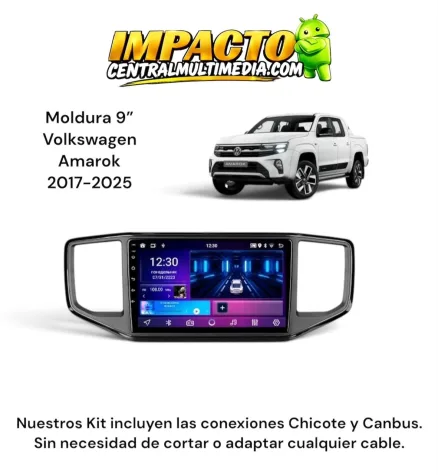 MOLDURA VOLKWAGEN AMAROK 2017/2025 9"
