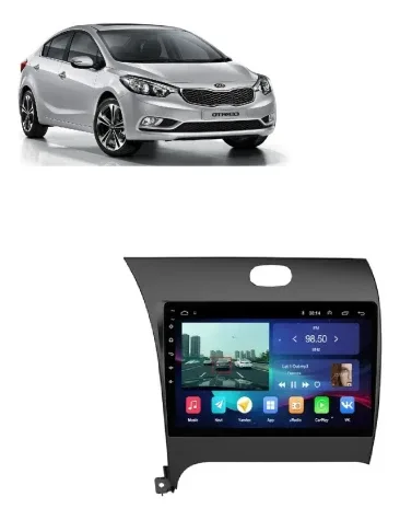 KIA CERATO 2013/2016 KIT STANDARD - CENTRAL MULTIMEDIA 9" ADAK ANDROID 4CORE + 4GB RAM + 64GB ROM