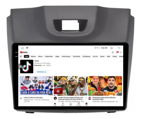 CHEVROLET S10 / ISUZU D-MAX KIT PREMIUM - CENTRAL MULTIMEDIA 9" ADAK ANDROID 8CORE + 4GB RAM + 64GB ROM
