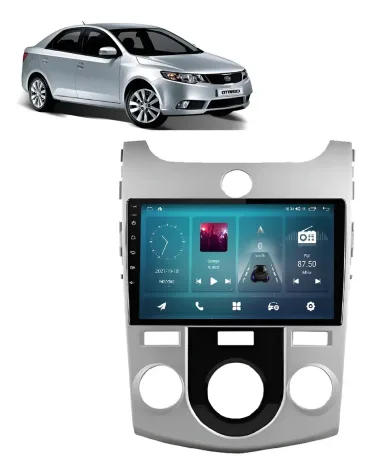 KIA CERATO 2008/2012 KIT STANDARD - CENTRAL MULTIMEDIA 9" ADAK ANDROID 4CORE + 4GB RAM + 64GB ROM