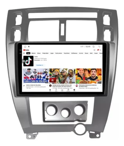 HYUNDAI TUCSON 2006/2011 KIT STANDARD - CENTRAL MULTIMIDIA 10.1" ADAK ANDROID 4CORE + 2GB RAM + 64GB ROM