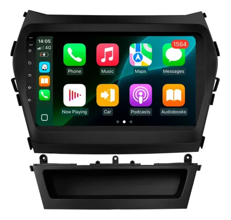 HYUNDAI SANTA FE 2014/2019 KIT STANDARD - CENTRAL MULTIMEDIA 9" ADAK  ANDROID 4CORE + 4GB RAM + 64GB ROM