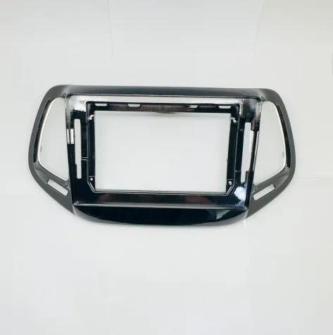 MOLDURA JEEP COMPASS 2017/2021 10.1" BLACK PIANO