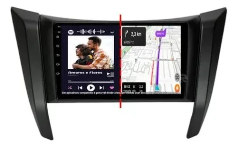 NISSAN FRONTIER 2017/2025 KIT STANDARD - CENTRAL MULTIMEDIA 9" ADAK ANDROID 4CORE + 4GB RAM + 64GB ROM
