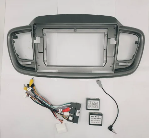 MOLDURA KIA SORENTO 2015/2020 10.1" GRIS ESCURO