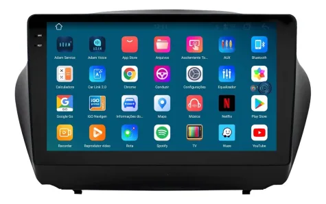 HYUNDAI TUCSON 2011/2016 KIT STANDARD - CENTRAL MULTIMIDIA 10.1" ADAK ANDROID 4CORE + 2GB RAM + 64GB ROM