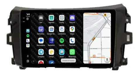 NISSAN FRONTIER 2017/2025 KIT STANDARD - CENTRAL MULTIMEDIA 9" ADAK ANDROID 4CORE + 4GB RAM + 64GB ROM
