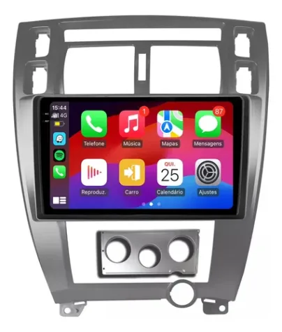 HYUNDAI TUCSON 2006/2011 KIT STANDARD - CENTRAL MULTIMIDIA 10.1" ADAK ANDROID 4CORE + 2GB RAM + 64GB ROM