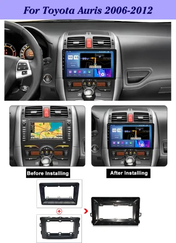 MOLDURA TOYOTA AURIS 2006/2011 9"