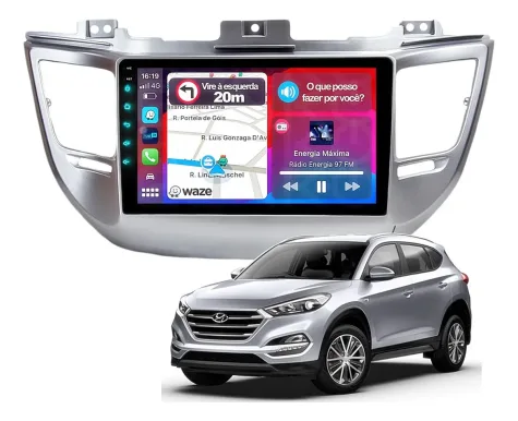 HYUNDAI TUCSON 2016/2019 KIT STANDARD - CENTRAL MULTIMEDIA 9" ADAK ANDROID 4CORE + 4GB RAM + 64GB ROM