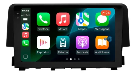 HONDA CIVIC 2017+ KIT STANDARD - CENTRAL MULTIMIDIA 9" ADAK ANDROID 4CORE + 4GB RAM + 64GB ROM