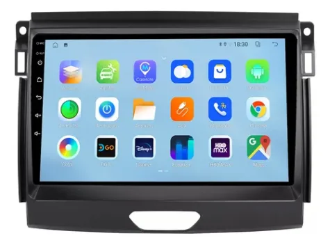 FORD RANGER 2019/2025 KIT STANDARD - CENTRAL MULTIMEDIA 9" ADAK ANDROID 4CORE + 4GB RAM + 64GB ROM