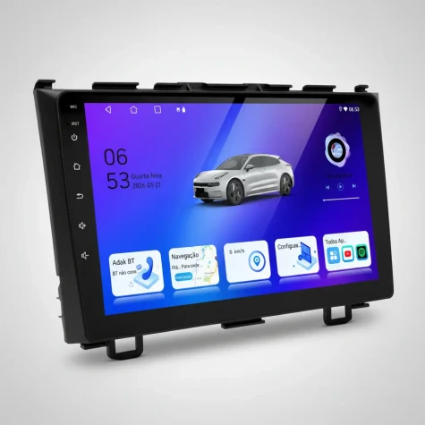 HONDA CRV 2008/2011 KIT PREMIUM - CENTRAL MULTIMEDIA 9" ADAK ANDROID 8CORE + 4GB RAM + 64GB ROM
