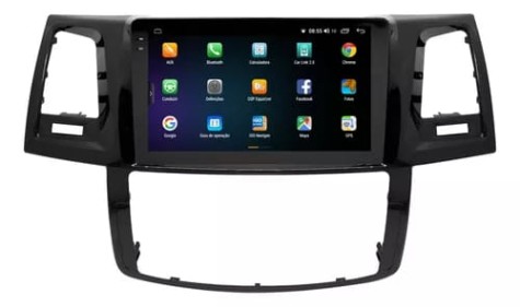 MULTIMEDIA 9" TOYOTA HILUX DIGITAL / ANALOGICO 05/16 ADAK ANDROID 4CORE + 2GB RAM + 64GB ROM